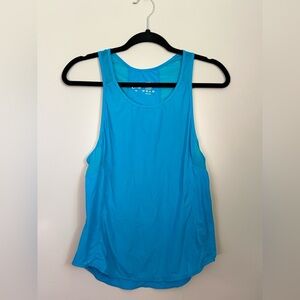 Zyia Active Athletic Tank Top – XS – Peacock Blue Mesh Racerback